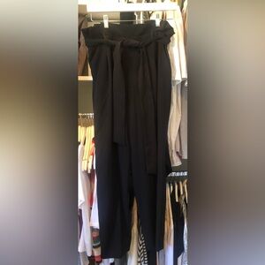 Alice and Olivia Black Paperbag Pants